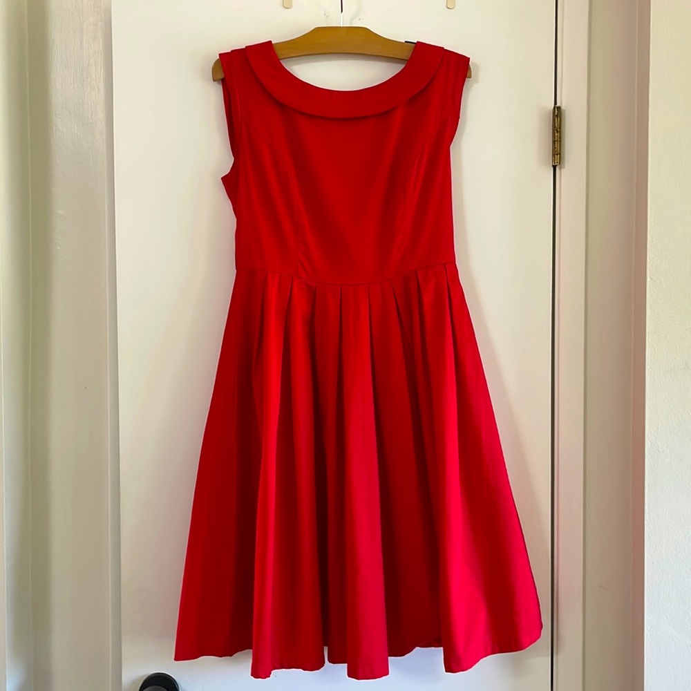 Red dress